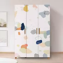 Spinta, Hanah Home, Atlanto pušis Balta, 120 x 189 x 48, cm