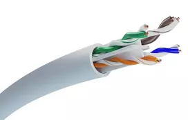Extralink CAT6 UTP (U/UTP) V2 INDOOR TWISTED PAIR 100M tinklo kabelis Pilka U/UTP (UTP)