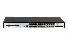 Extralink EX.19737 tinklo komutatorius Valdomas L3 Gigabit Ethernet (10/100/1000) Maitinimas per Eternetą (PoE) 1U Balta