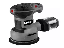 Ekscentrinis šlifuoklis 300W Graphite 125mm pėda