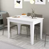 Virtuvės stalas, Hanah Home, baltas, 110 x 75 x 72, cm