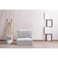 1-vietė sofa-lova Hanah Home Taida, pilka, 68 x 60 x 26