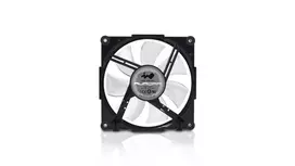 InWin Aurora RGB-LED ventiliatorius, 120 mm, 3 rinkinys - juoda/balta