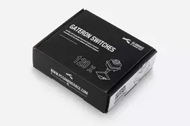 „Glorious Gateron Black“ jungikliai (120 vienetų)