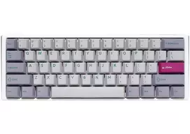 „Ducky One 3 Mist Grey“ mini žaidimų klaviatūra, RGB LED – MX-ruda (JAV)