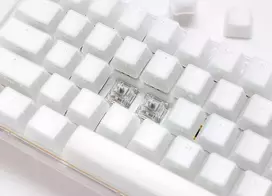 Ducky One 3 Aura White TKL žaidimų klaviatūra, RGB LED - MX-ruda