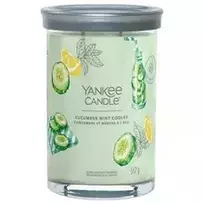 Yankee Candle Cucumber Mint Cooler Signature Tumbler Candle ( okurková limonada s mátou ) - Vonná svíčka, 567.0g