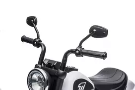 Chopper FASTER motorbike White