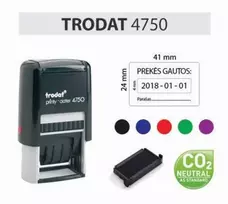 Antspaudas su data  T4750