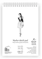Markerinio popieriaus bloknotas A5 40l 100gsm