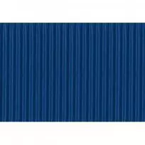 Gofruotas kartonas 50x70cm Folia tams.mėlynas