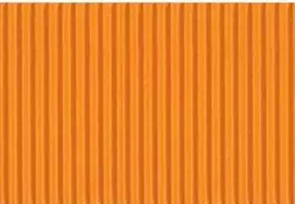 Gofruotas kartonas 50x70cm Folia oranžinis