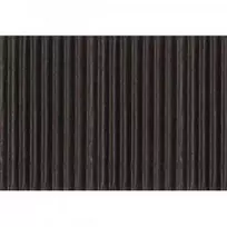 Gofruotas kartonas 50x70cm Folia juodas