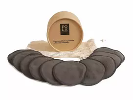 Pola Cosmetics - Makiažo valikliai su anglies pluoštu 10 vnt