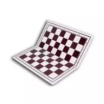 Šachmatų ir šaškių plastikinė lenta 510x510mm