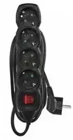 Ilgiklis EMOS 4 Lizdų su Įžeminimu 1.5mm² 3m Juodas PC1423R