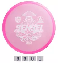 Diskgolfo diskas Putter SENSEI Active Premium Pink