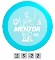 Diskgolfo diskas Distance Driver MENTOR Active Premium Blue