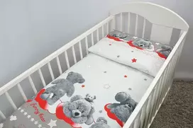 Cover set -  2 pcs - 135x100, 40x60 - FUNNY BEAR