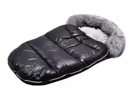Sleeping Bag MINKY - KOKON -  BLACK