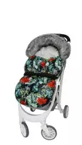 Sleeping Bag Minky - KOKON PRINT - RED FLOWER