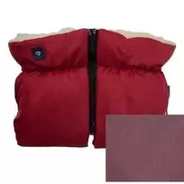 Gloves/muffs - 2 parts - SLEEP&GROW - BORDO - WOOL