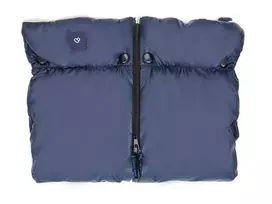 Gloves/muffs - 2 parts - PASTEL - NAVY BLUE - PLUSH ****