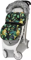Sleeping Bag Minky - KOKON PRINT - YELLOW FLOWER