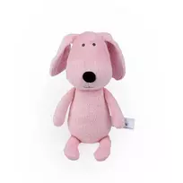 Plush toy - 81991 - DOG - TULIMY - PINK - size 28 cm