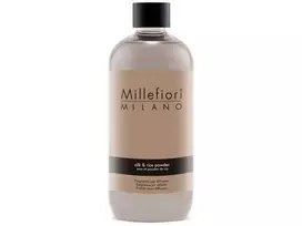 Millefiori Milano - Pakaitinis aromatų difuzoriaus užpildas Natura l Šilko ir ryžių milteliai 250 ml