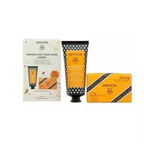 Apivita Honey Hand Cream 50g   Natural Solid Soap 125g