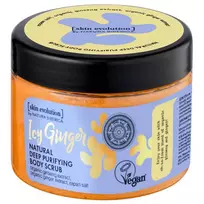 Natura Siberica natūralus giliai valomas kūno šveitiklis Icy Ginger 300ml
