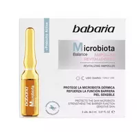 Babaria Microbiota Balance Treatment atgaivinančios ampulės jautriai odai kasdieniniam naudojimui 5 un.