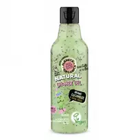 Natura Siberica Skin Super Good natūralus organinis agurkų ir baziliko sėklų kūno prausiklis 250 ml