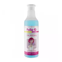 Eurostil Pollie nagų lako valiklis be acetono su ricinos aliejumi 150 ml