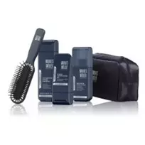 Set Marlies Moller: Marlies Moller, Hair Styling Gel, Flexible Hold, 100 ml + Marlies Moller, Hair Shampoo, Energizing, 200 ml + Marlies Moller, Paddle, Hair Brush