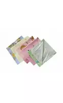 Sauskelnės - 4518 - FLANELĖS PRINTAS su LOVAČIU PADĖTIS - MIX - dydis 50x60 cm