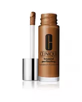 Clinique, Beyond Perfecting, be parabenų, matinis paviršius, skystas makiažo pagrindas ir korektorius 2 viename, 28, gvazdikėliai, 30 ml