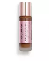Makeup Revolution, Conceal & Define, Be aliejaus, kreminis pagrindas, F 15, 23 ml