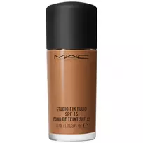 MAC, Studio Fix Fluid, Matinė apdaila, Skystas pagrindas, NC58, SPF 15, 30 ml