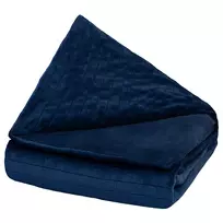 Sunkios antklodės užvalkalas GRAVITY BLANKET®, 135x200 cm (mėlyna) / 1 kg