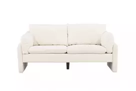 Sofa Vindel, Baltas Teddy audinys