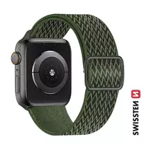 Swissten nailono apyrankė su sagtimi, skirta Apple Watch 42/44/45/49 mm