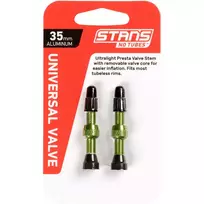 Ventiliai Stan's NoTubes bekamerinėms padangoms 35mm (žali)