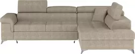 Kampinė sofa Eridano, modernus, smėlio spalvos