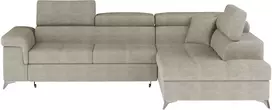 Kampinė sofa Eridano, modernus, smėlio spalvos