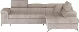 Kampinė sofa Eridano, modernus, smėlio spalvos