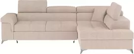 Kampinė sofa Eridano, modernus, smėlio spalvos