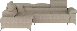 Kampinė sofa Eridano, modernus, smėlio spalvos