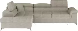 Kampinė sofa Eridano, modernus, smėlio spalvos